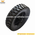 8 inch plastic lawn mower wheels,solid rubber wheels